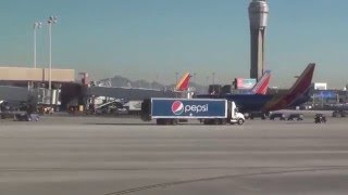 Arriving at Las Vegas International Airport