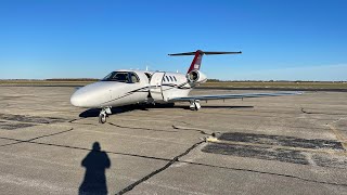 Putting up equipment and a short little plane trip