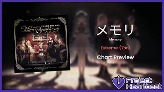 【Project Heartbeat】 Memory / メモリ (Memory) Extreme『7★』 Chart Preview