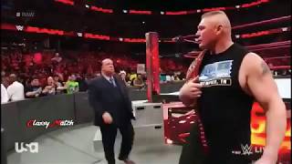 Braun Strowman Destroyed Kane & Brock Lesnar - WWE Raw 8 January 2018