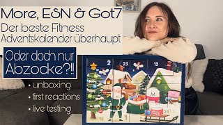 More, ESN & Got7 Adventskalender - lohnt er sich?! Unboxing, first reactions & live testing