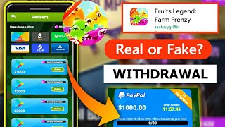 Fruits Legend Farm Frenzy Real or Fake | Fruit legend farm frenzy withdrawal