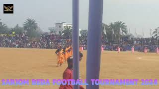 Sarjom beda football tournament 2024// new santhali video 2024// New santhali song