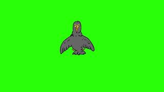 Cartoon Bird Animals Animation Green screen videos