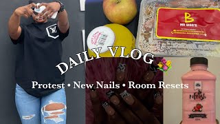 Days in my life🍃 | living alone in Nigeria | life of a  Nigerian girl | room reset 💐