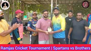 N R Sood Memorial Cricket Tournament 2024 | Brothers vs Spartans | Mpcc vs Warriors| Ramjas Ground