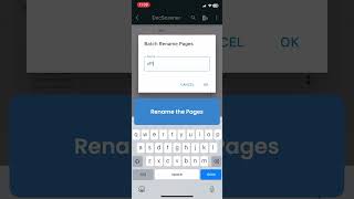 How to rename multiple pages in a document at once