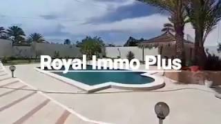 Maison avec piscine à Djerba Tunisie pour location vacances