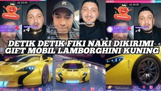 DETIK DETIK FIKI NAKI DIKIRIMI GIFT LAMBORGHINI KUNING..WOW...