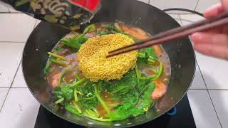 masak mie instan simple tapi rasannya super duper#china #masakanchinese