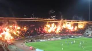 Crezva Zvezda - Jagodina  05/03/2016 {PYROSHOW}