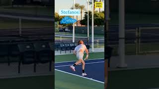 Stefanos Tsitsipas Serve & Leads into Quarter Final Indian Wells Masters 2021