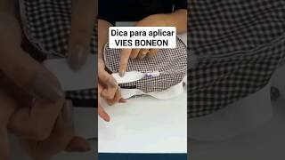 Dica como de aplicar VIÉS BONEON em bolsa com fole e canal do zíper (vídeo completo no canal)