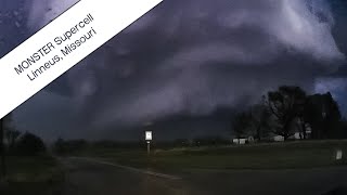 MONSTER Mesocyclone Confirmed Tornado Warned Structured Storm - Linneus, Missouri