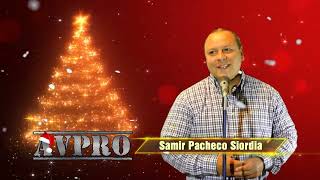 Samir Pacheco Siordia presentando Video Navideño AVPRO 2022