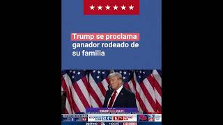 TRUMP CELEBRA ACOMPAÑADO DE TODA SU FAMILIA