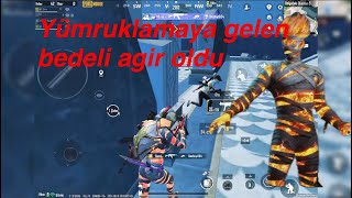 Pubg mobıle de siradan bir mac yükrükatan oyuncu bedelı 1vs4 yedi takimca lobie döndüler #pubgmobile