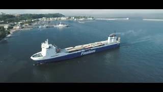 Finnlines Container Ship - Welcome In Gdynia!!!