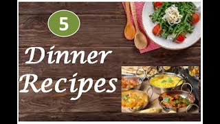 Christmas dinner recipes/5 Recipes for dinner/Indian dinner recipes/ Vegetarian recipes for dinner