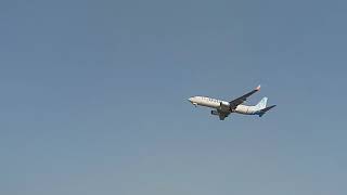 Fly Dubai landing at Multan international airport - MUX