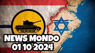 NEWS MONDO 01 10 2024 Guerra Israele-Libano: Attacco di Terra e Tensione Regionale