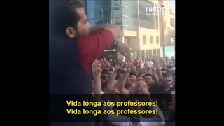 VIOLÊNCIA POLICIAL CONTRA PROFESSORES NA JORDÂNIA