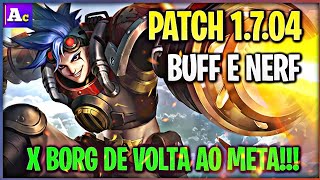 PATCH 1.7.04 BUFF E NERF (Sevidor avançado) | Mobile Legends: Bang Bang