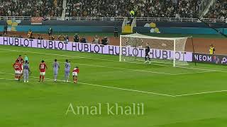 هدف الاهلي ضد ريال مدريد من نقطة الجزاء من توقيع معلول maaloul score ahli's goal against RMA