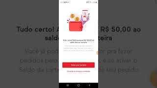 Como resgatar saldo do ifood card ?