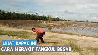 Metode rakit Tangkul Besar atau Anco Ikan || Nets fishing trab