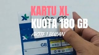 KARTU PERDANA XL 180GB