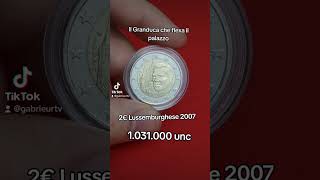 2€ granduca e palazzo lussemburgo 2007 #coin #rara #euro #euros #eurocoin