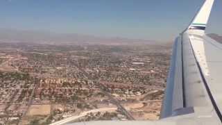 Alaska airlines 737-800 landing in Las Vegas (KLAS)