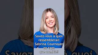 Savez-vous à quoi ressemblerait Sabrina Cournoyer en tant que zombie ? #quebec #ai #zombieshorts