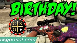 CS:GO BIRTHDAY PRESENT OPENING AND GIVEAWAY! (SHADOW CASE)