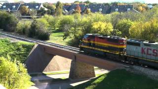 KCS 2810 pig train at Richardson, Tx. 11/28/2011 ©