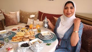 🌟فطور مغربي✨brunch à la marocaine 💫 وصفة صابلي ساهلة🍪ديكور action