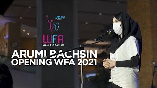 Arumi Bachsin membuka Walk For Autism 2021