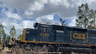 Csx gravel train in Wilmington Nc 3/6/22