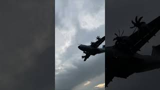 Military aircraft landing at Subang Airport #shorts #airportlanding #shortsfeed #shortvideo