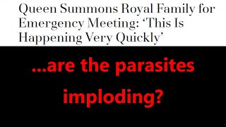 ...are the parasites imploding?