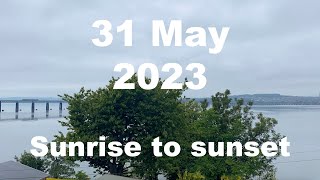 Sunrise to sunset on 31 May 2023 | 4K | Timelapse