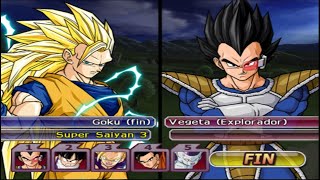 Dragon Ball Z Budokai Tenkaichi 3 Goku SSJ3 VS Vegeta