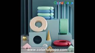 Table Corner Edge Protectors, Baby Proofing Edge Corner Bumper Guard | Colorful PoPo