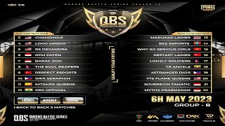 LIVE | PUBG MOBILE **QBS INTERNATIONAL LEAGUE S15 GROUP B