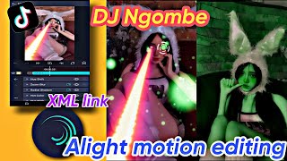 DJ Ngombe | Alight motion editing tutorial Best shake 😜