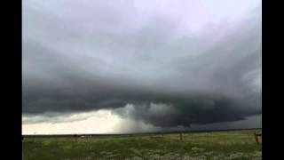 6-5-2015 Supercell Timelapse southwest of Byers, CO