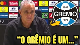 EITA TÁ MALUCO! OLHA O QUE TITE FALOU ANTES DO JOGO CONTRA O GRÊMIO!