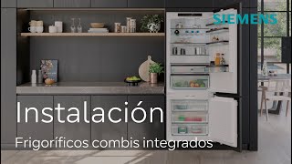 ¿Cómo instalar un frigorífico combi integrado?