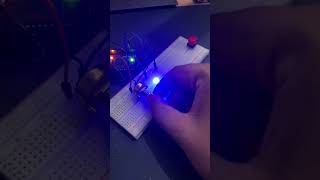 Variable resistance fun on breadboard #arduino #ytshorts #shorts